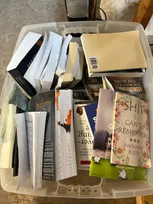 large box of books