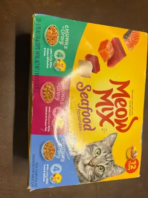 meow mix wet food (taped)
