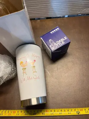 20oz tumbler cup & foldable bottle