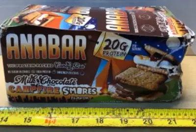 12 bars Anabar campfire s’mores protein candy bars exp:07/28/2026