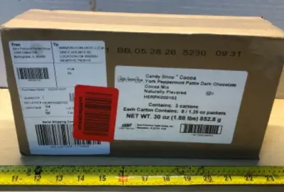 Candy shop York peppermint pattie dark chocolate 3 cartons each carton contains 8 packets exp:05/28/2026