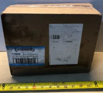 6 packages 12oz packs community coffee ground breakfast blend exp:08/05/2026