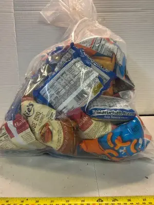 bag of variety snacks
