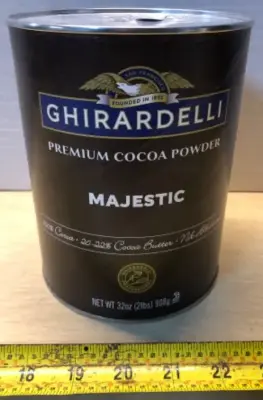 32oz Ghirardelli premium cocoa powder majestic exp:11/30/2027