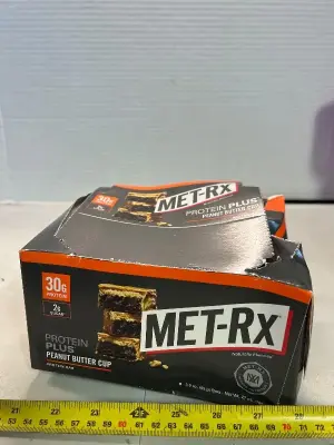 nine pack of protein plus peanut butter cup protein bars, August 2025