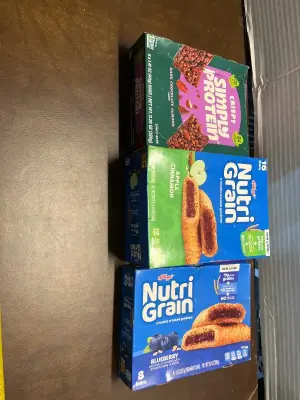 nutri grain bars 16pack & 8pack , simply protein bars