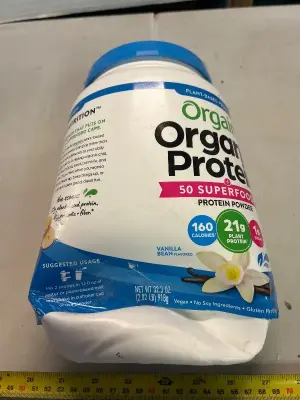 2 pounds of organic protein powder, 06 27
