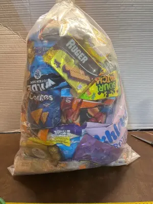 bag of snacks