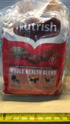 6lb nutrish whole health blend dog food