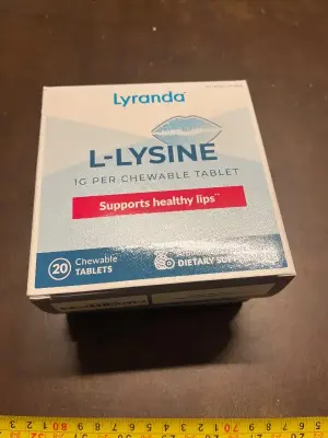 2ct L-lysine chewable supplements