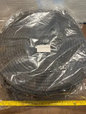 round placemat black with holder