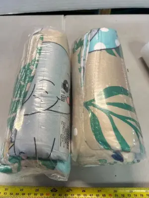 two ultra soft fleece blankets 40” x 50”