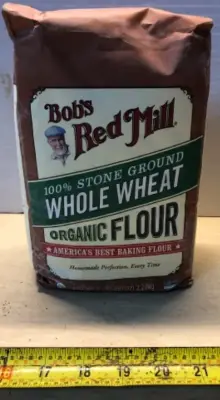 4 bags 5lb whole wheat organic flour