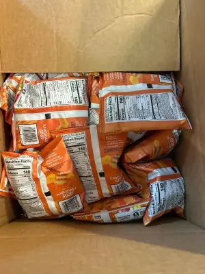 to count boxes of variety chips out of date