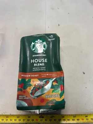 12 ounce bag of Starbucks house blend brown coffee medium roast Best Buy, March 31 2026