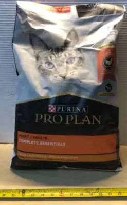 16lb purina pro plan adult complete essential cat food exp:07/2027