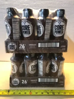 2 packages 12 bottles each core power chocolate protein shakes exp:06/26/2027