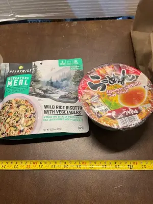 3ct japanese ramen noodles, wild rice Risotto with vegetables