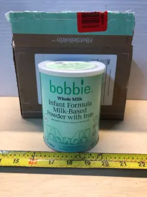 14oz Bobbie whole milk infant formula exp:10/01/2026