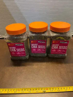 3ct organic chia seeds
