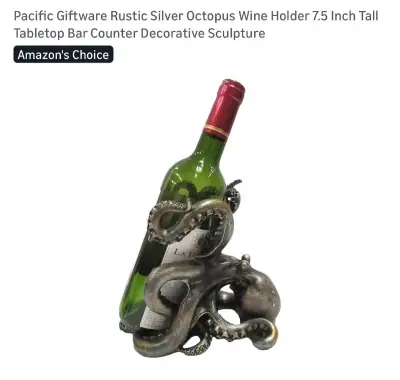 Octopus wine bottle holder