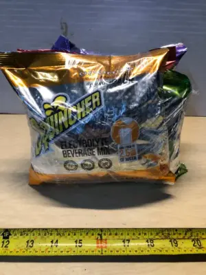 4 bags 23oz each bag electrolyte beverage mix