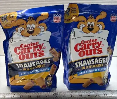 (2) 22oz Canine carry out treats exp:12/26