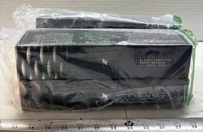 4pk Nespresso Vertuo pods sweet vanilla exp:09/26