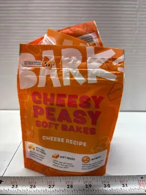 5pk Bark box cheese peasy soft baked exp:12/26