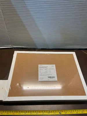 16x12 cork board with wood frame 2 pack