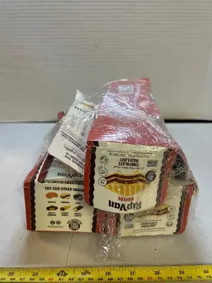 three boxes of rip van wafers chocolate hazel