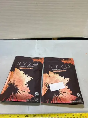 two bags of bread and smooth mushroom coffee 6.3 ounce bags