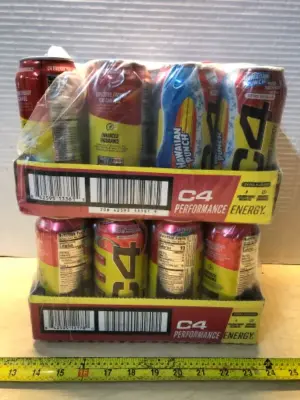2 packages C4 energy drink (missing one) 12 each pack exp:4/27