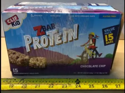 2 boxes Zbar protein bars 15 per box exp:2/8/26