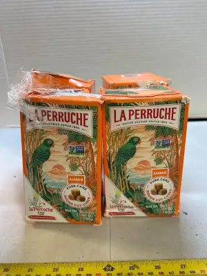 four boxes of pure cane rough cut cubes