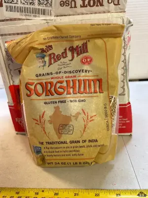 Three count 1 lbs. 8 oz. of whole grain sorghum