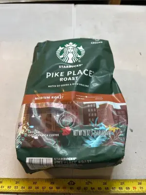 28 oz bag of pike place roast starbucks 03/15/26