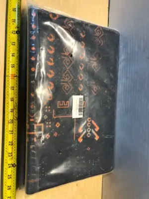 3 pc rugs copper black