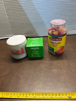 indian healing clay & skin food body butter , calcium gummies