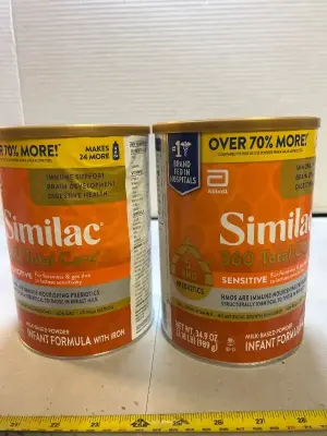 two large cans of Similac way out of date 11/25