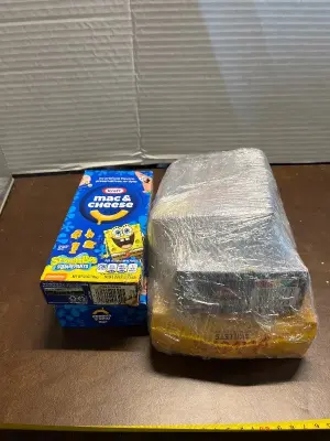 velveeta noodles , 2ct barilla pasta (opened)  , 2ct mac & cheese