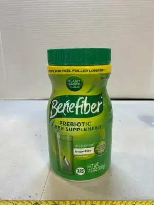 17.6 ounces of sugar-free taste free be fiber probiotic fiber supplement
