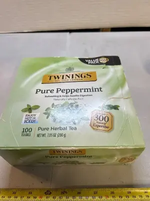 100 pack of pure peppermint teabags