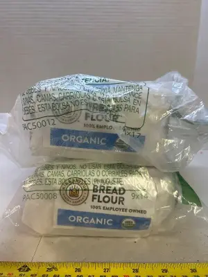 two count 5 pound bags of flour bread, flour