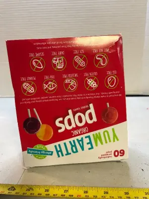 60 pack of organic lollipops