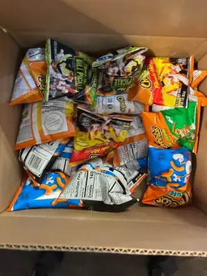 variety box of cheetos