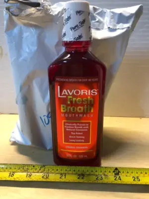3 bottles 18oz cinnamon mouth wash