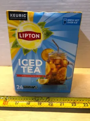 Box of Lipton iced tea 24 kcups exp:5/22/27