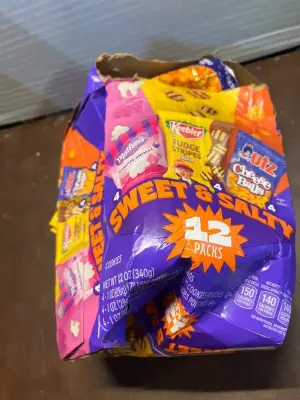 sweet & salty snacks (opened)