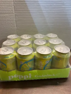 12ct Ginger lime sparkling water
